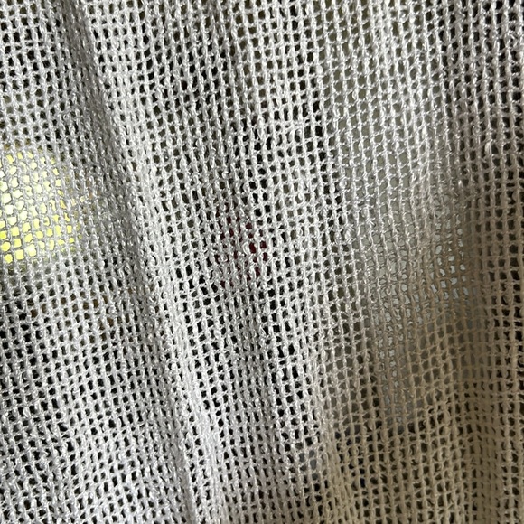 Sybil Vintage White Tweed-Knit Ruffled Maxi Dress - Picture 10 of 10